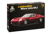 Italeri Lamborghini Miura JOTA SVJ model car kit in 1:24 scale, SKU 3649 - GPmodeling