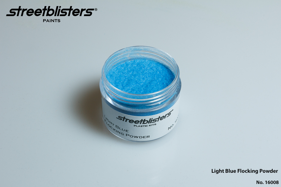 Flocking Blue StreetBlisters | Light Blue flocking powder - GPmodeling