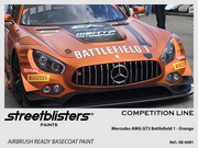 StreetBlister Paints Mercedes AMG GT3 Battlefield 1 Orange SB-6081-gpmodeling