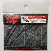 Top Studio Electronic Connectors (brass type) 1.25mm 1:20/24 TD23133-gpmodeling