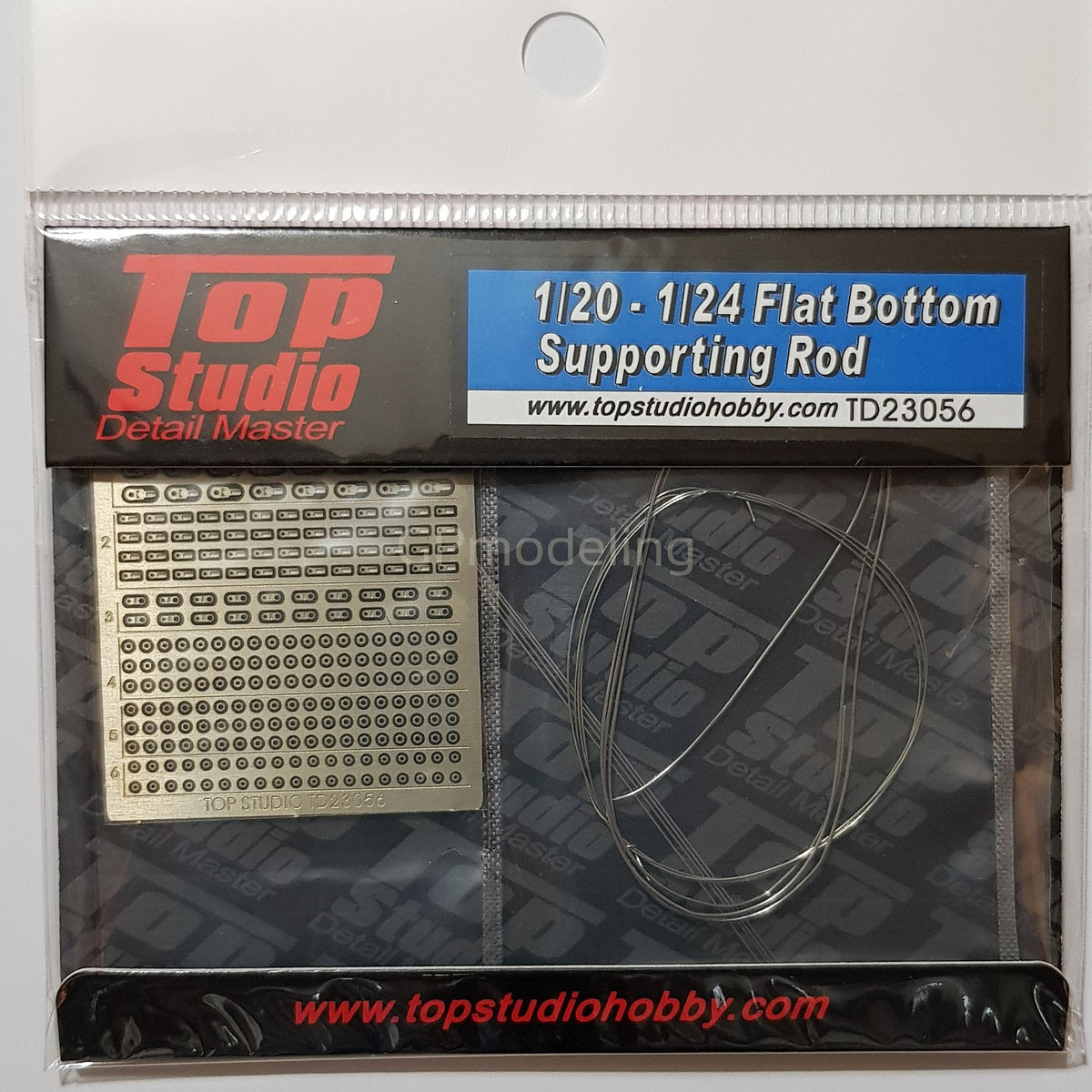 Model Support Rod Top Studio Flat Bottom Supporting Rod 1:20/24 TD23056 | GPmodeling