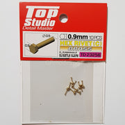 Top Studio Hex Rivet 0.9mm (C) Brass - 1/24 TD23256-gpmodeling