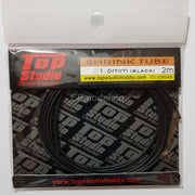 Top Studio Shrink Tube 1.6mm 2mt (black) - TD23045-gpmodeling