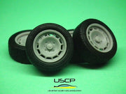 USCP BMW 2002 Turbo 14" wheels with tires 1/24 - 24W008-gpmodeling