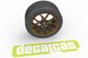 DECALCAS BMW M8 GTE BBS rim + Michelin tyres 1/24 scale