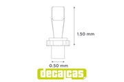 DECALCAS Flat toggle switches Type 1 - 1/24 scale