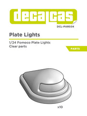 DECALCAS Fomoco plate lights 1/24 scale