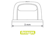 DECALCAS Hella plate lights 1/24 scale