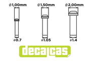DECALCAS Lights 1/24 scale - Round warning indicator