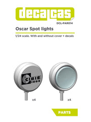 DECALCAS Oscar Spot Lights 1/24 scale