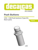 DECALCAS Push button type 01 1/24 scale