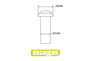 DECALCAS Push button type 02 - 1/24 scale