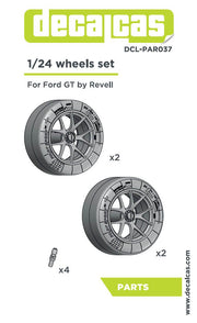 DECALCAS Rims and tyres set 1/24 scale - Ford GT 24 Hours Le Mans 2017 1/24 scale