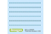 DECALCAS Thermal stickers 1/20