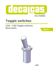 DECALCAS Toggle switches 1/24 scale