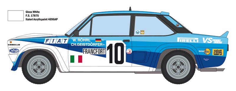 ITALERI FIAT 131 Abarth Rally 1/24 - 3662 - GPmodeling