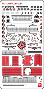NUNU Detail Up Parts Lancia Delta S4 MONTECARLO '86 (24030) - NU E24030 | GPmodeling