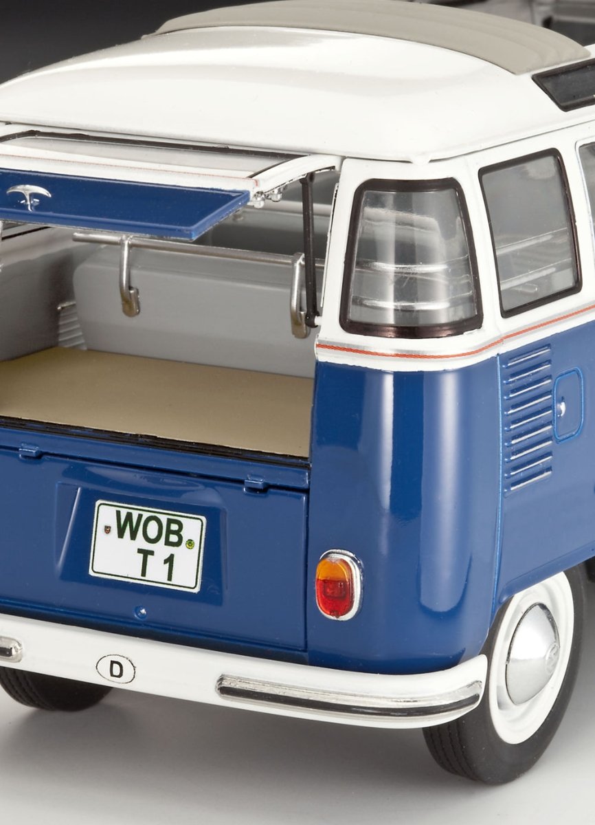  Revell 07009 Volkswagen T1 Samba Bus Model Kit, 1:16 Scale 27.2  cm, Multi-Color, 223 : Toys & Games