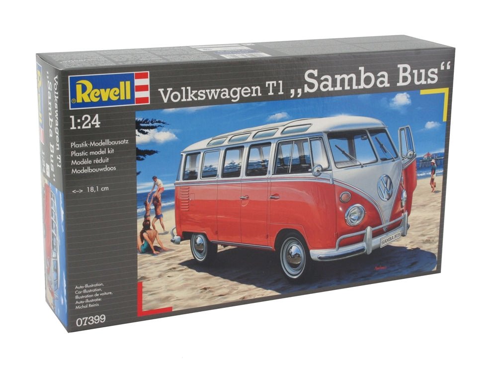 Revell model car kit VW T1 Samba Bus 1/24 - GPmodeling