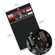 SCALE MOTORSPORT CARBON FIBER PLAIN WEAVE BLACK/PEWTER 1400