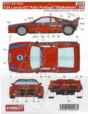 Studio27 Lancia Rally 037 Portugal Shakedown 1985-st27-dc1035-gpmodeling
