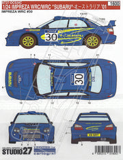 Studio27 Subaru Impreza WRC Rally Australia 2001 #26 #30-st27-dc534c-gpmodeling