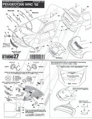 Studio27 Photo-Etched Parts for Peugeot 206 WRC-st27-fp2460-gpmodeling