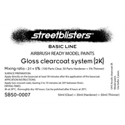 STREETBLISTERS GLOSS Clearcoat system (2k) SB50-0007