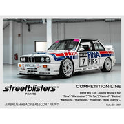 STREETBLISTERS Paints - BMW M3 E30 Alpine White II (Fina, Warstein, Tic Tac, Castrol, Bastos, Kamachi, Marlboro, Prodrive, Milk Energy) SB30-6001