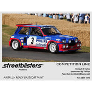 STREETBLISTERS Paints - Renault 5 Turbo Sponsored by Philips Paint Set (Blue & Red) SB30-6043