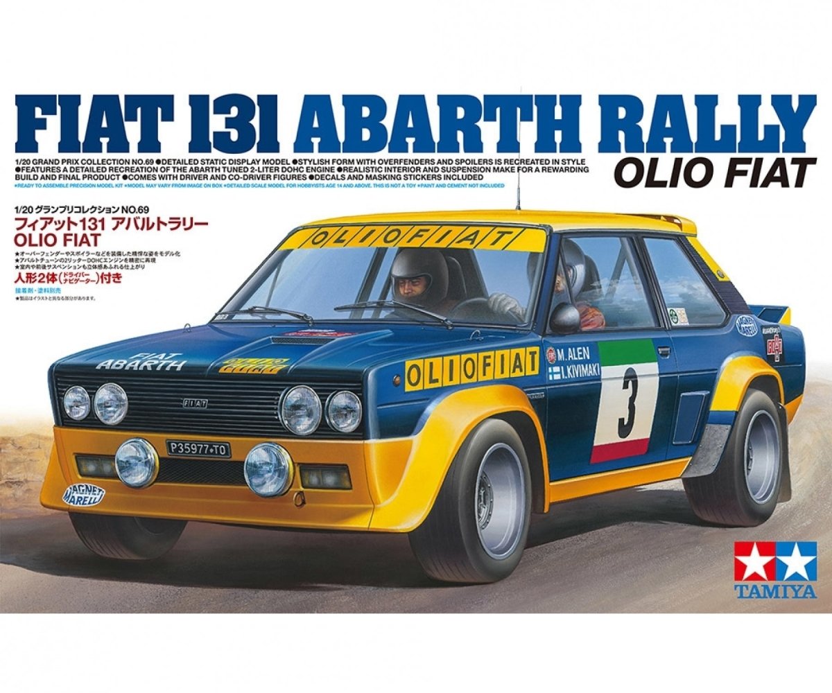 TAMIYA Fiat 131 Abarth Rally Olio GP-20069-TAM - GPmodeling