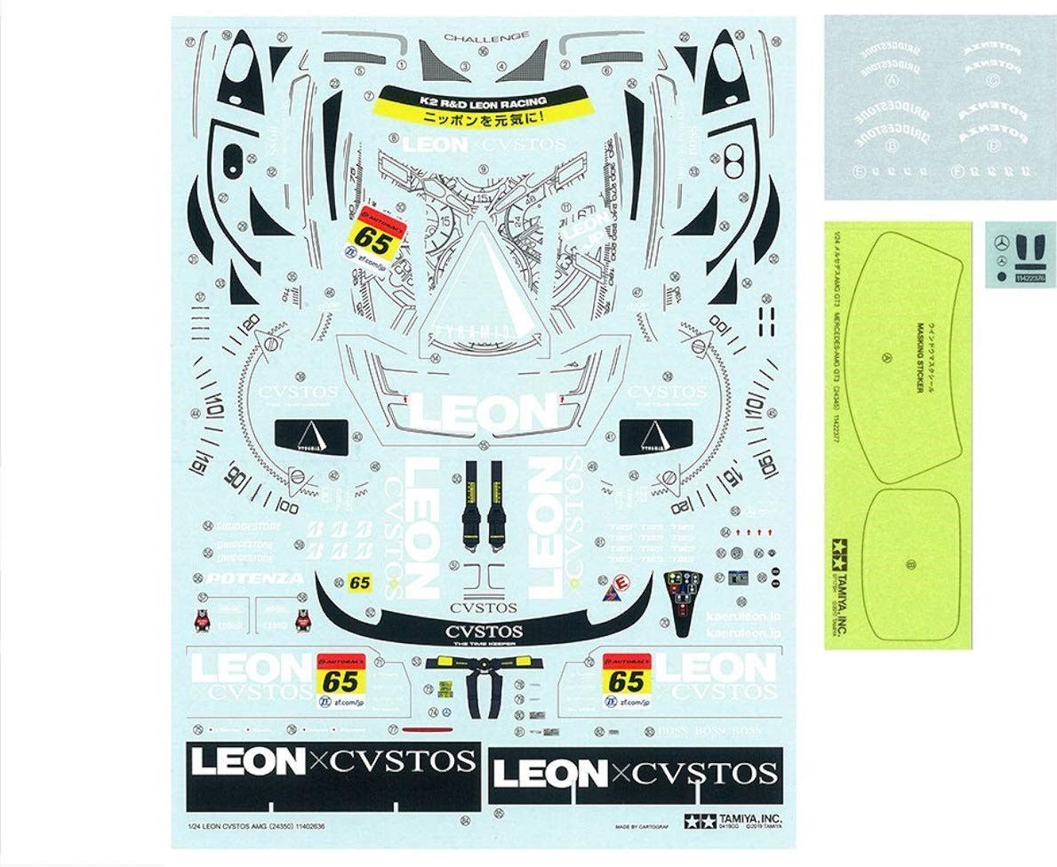 TAMIYA LEON CVSTOS AMG 1/24 Tamiya 24350 1/24 Leon Cvstos