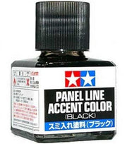 TAMIYA Panel Line ACCENT Color 40ml (Black) 87131 - GP-87131-TAM