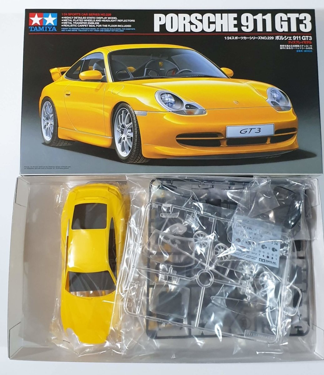 タミヤ1/24スポーツカーシリーズ No.229 ポルシェ 911GT3 完成品